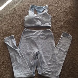 Gymshark fleur leggings set xs